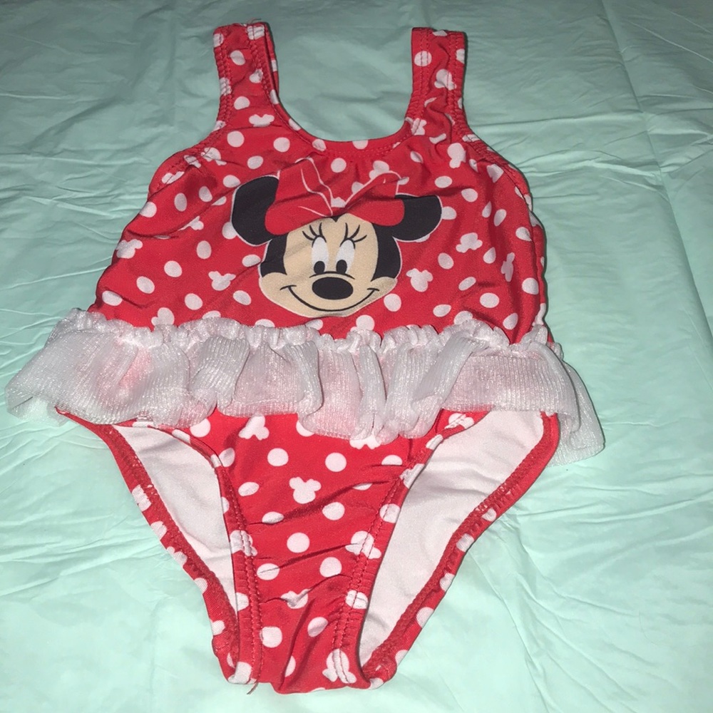Minnie Mouse One Piece w/ Tutu One and SPF 50 - Picture 1 of 8